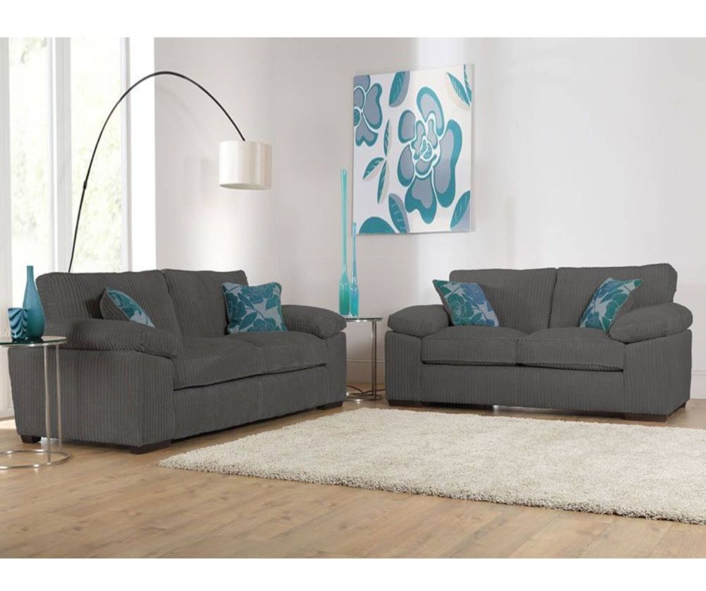 Buoyant Upholstery Dexter Fabric 3+2 Sofa Set