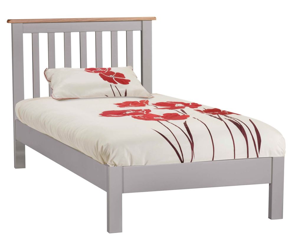 Homestyle GB Diamond Painted Oak Bed Frame