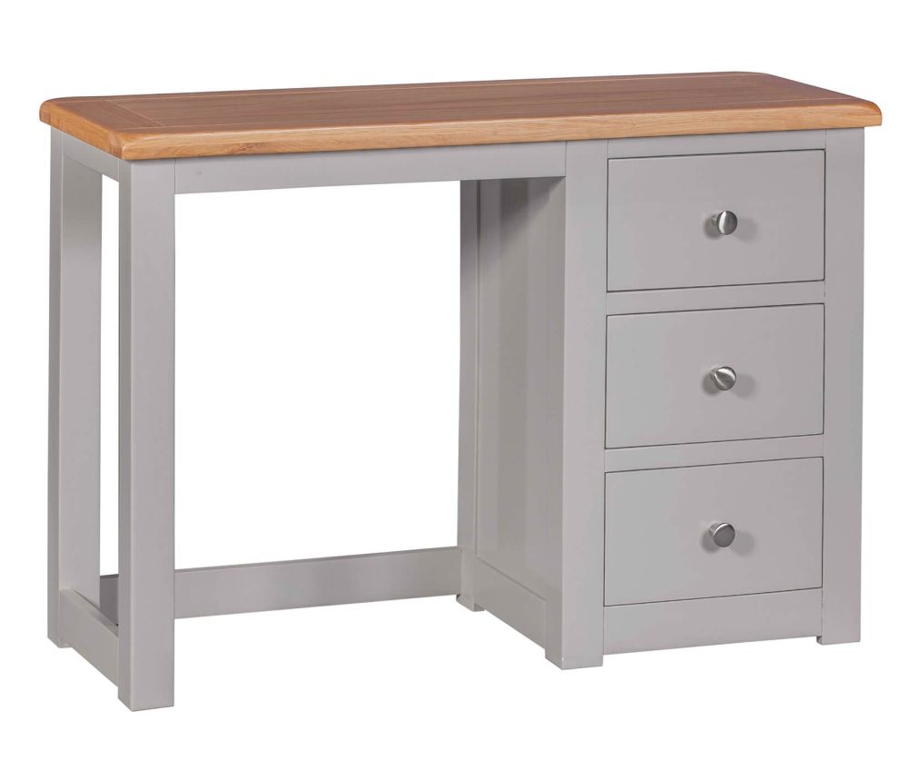 Homestyle GB Diamond Painted Oak Dressing Table and Stool