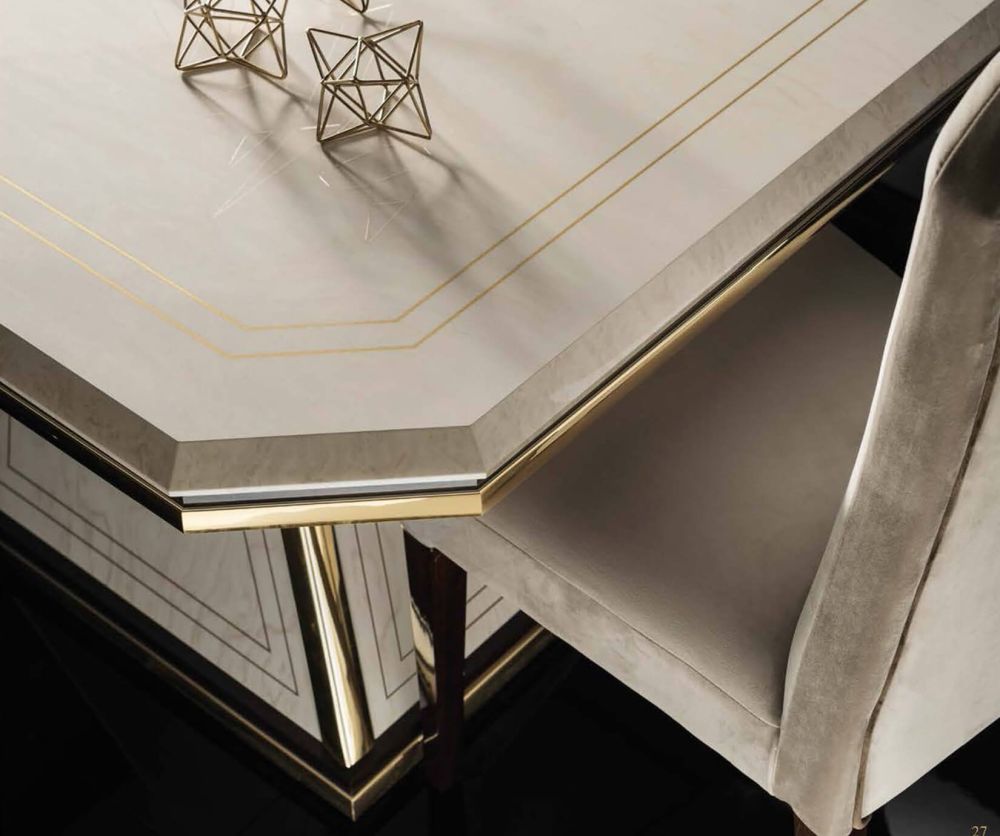 Arredoclassic Diamante Italian Rectangular Extension Dining Table