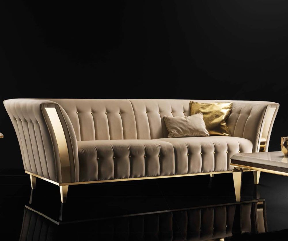 Arredoclassic Diamante Italian 3 Seater Sofa