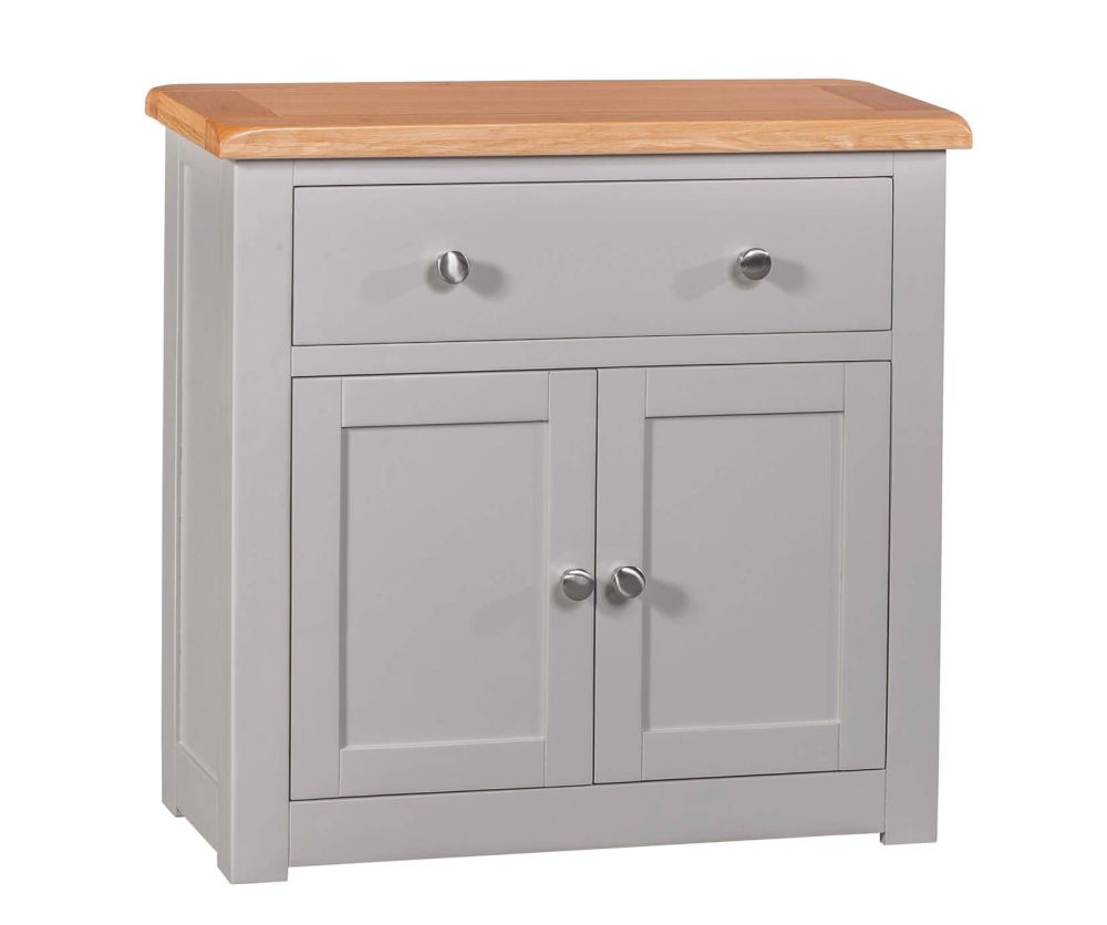 Homestyle GB Diamond Painted Oak Occasional Cupboard