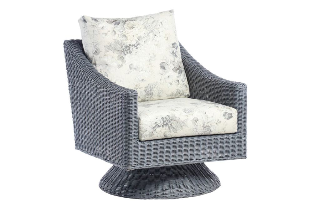 Desser Dijon Grey Dijon Swivel Rocker Chair