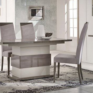 SM Italia Royal Fabric Dining Chair in Pair