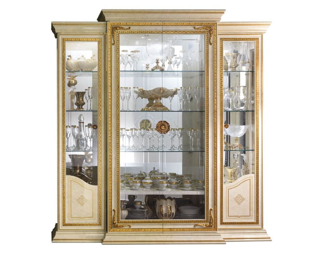 Arredoclassic Leonardo Italian 4 Door Display Cabinet