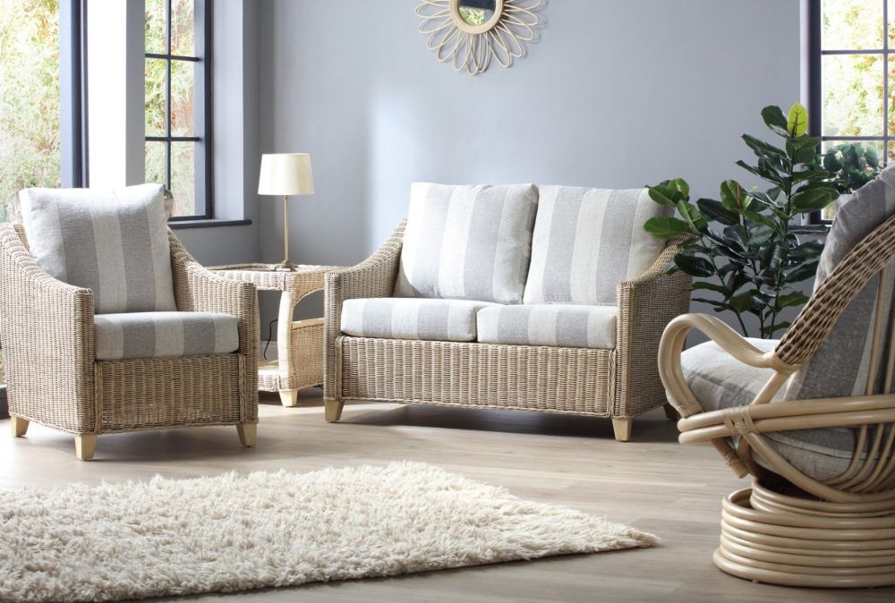 Desser Dijon Natural Wash 2 Seater Sofa and 2 Armchair Suite