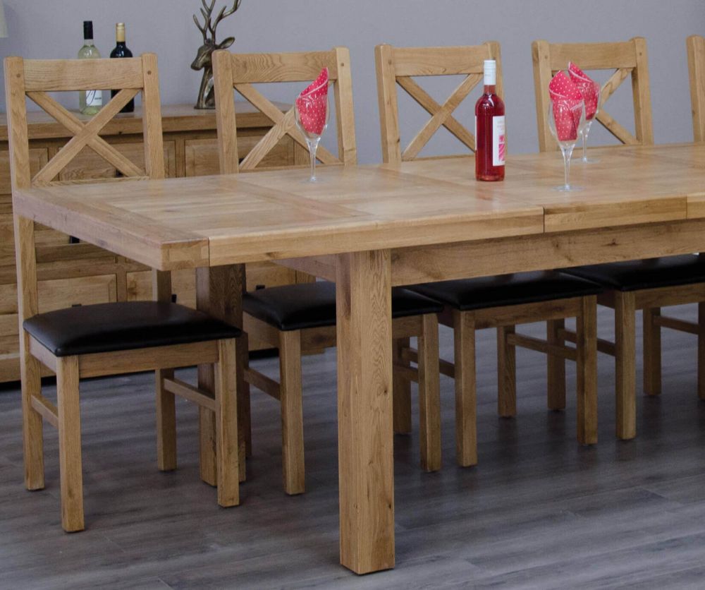 Homestyle GB Deluxe Twin Leaf Medium Extending Dining Table