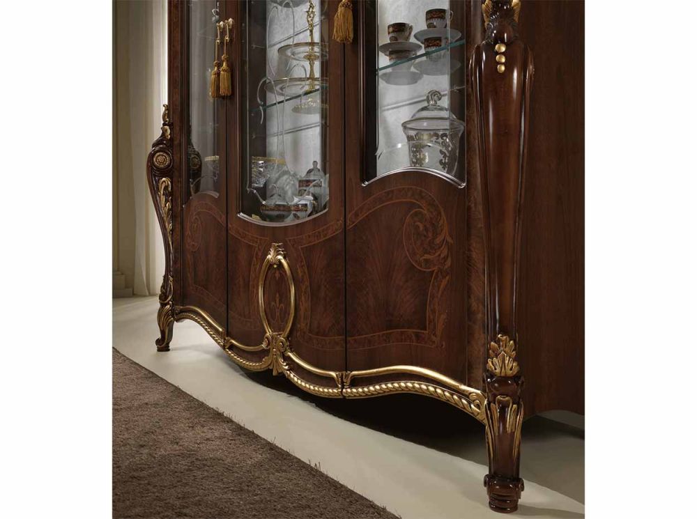 Arredoclassic Donatello Italian 3 Door Display Cabinet