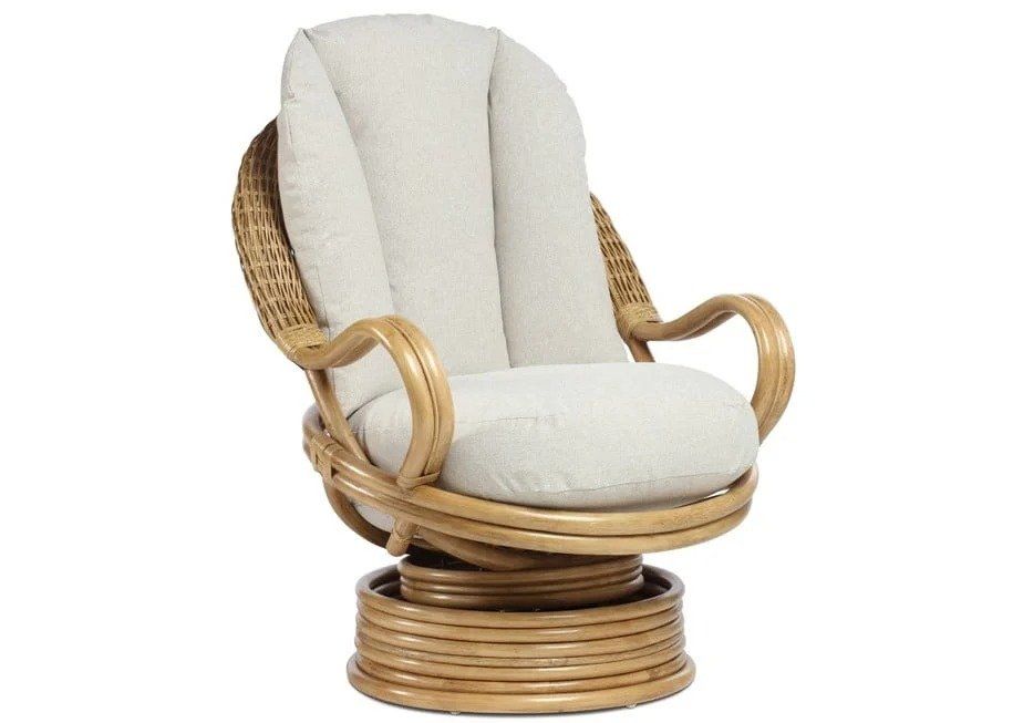 Desser Bali Light Oak Deluxe Swivel Rocker Chair