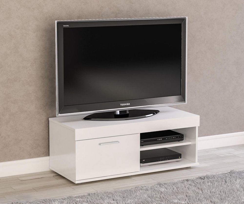 Birlea Furniture Edgeware Large Black TV Unit