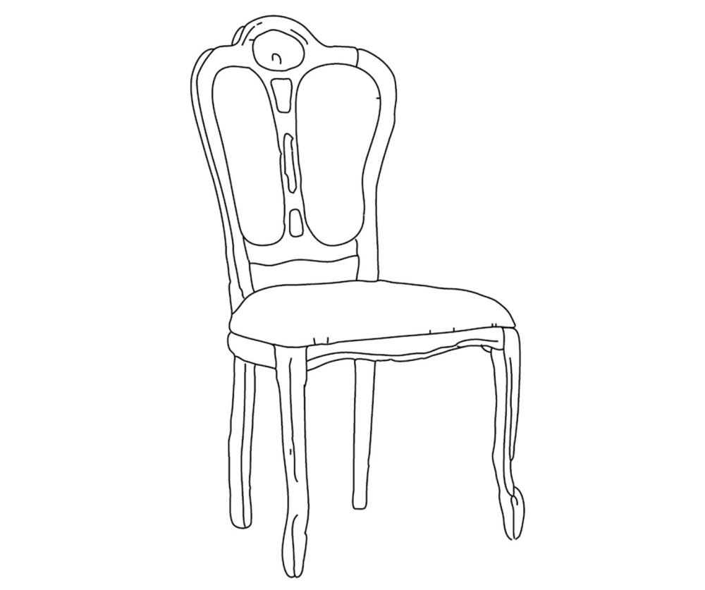 Tuttomobili Greta Beige Finish Dining Chair in Pair