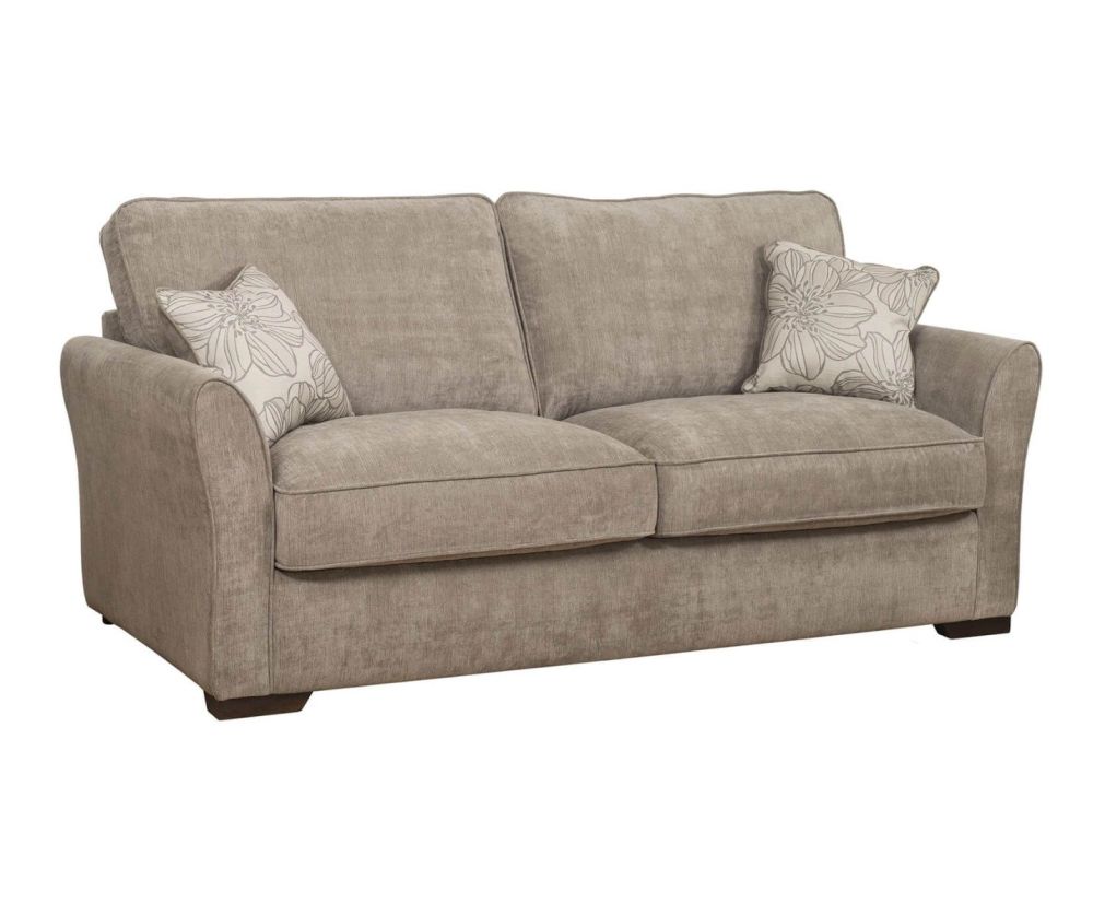 Buoyant Upholstery Fairfield Fabric 3 Seater Sofa Bed 140cm with Standard Mattress