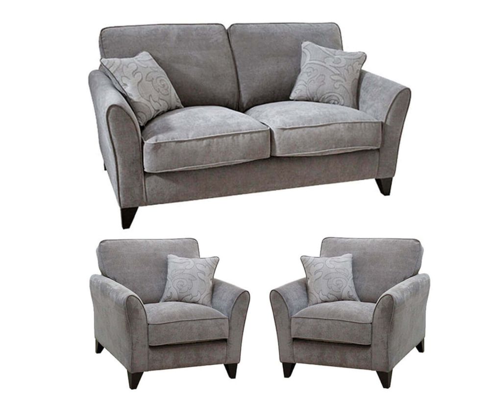 Buoyant Upholstery Fairfield Fabric 2+1+1 Sofa Set