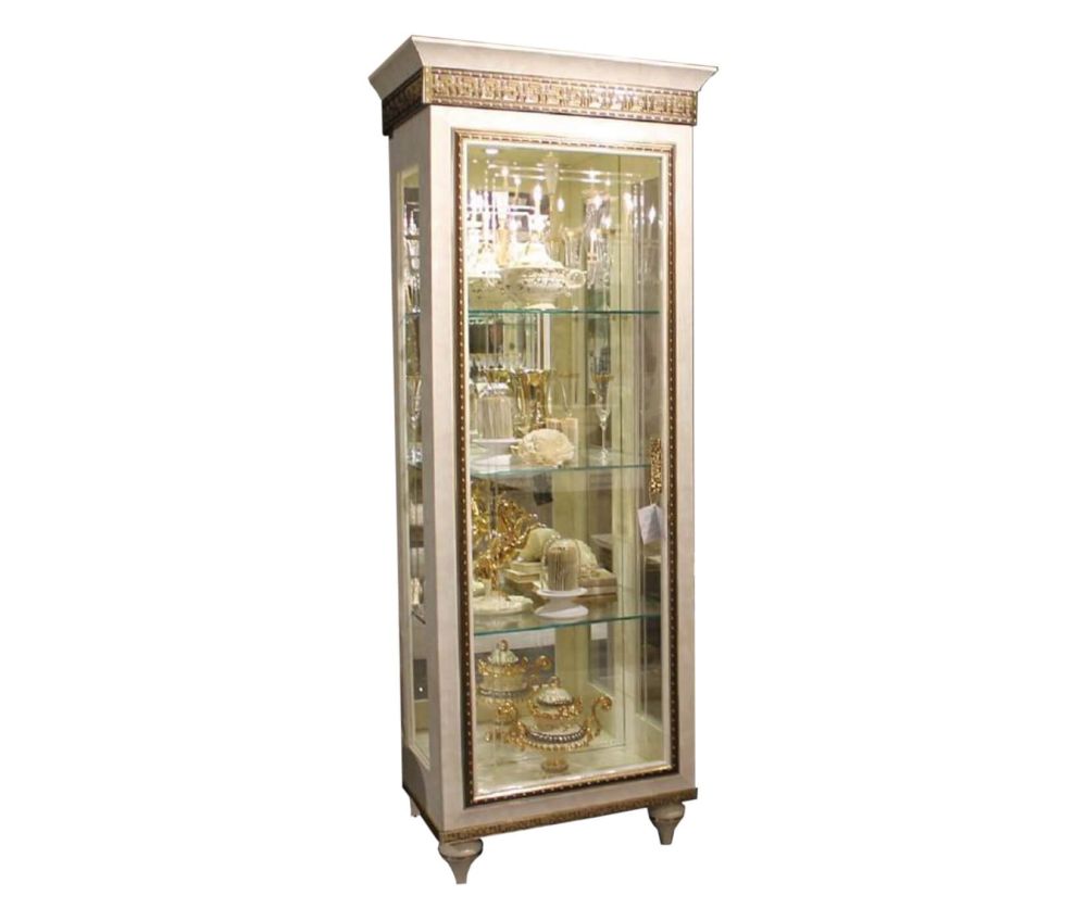 Arredoclassic Fantasia Italian 1 Door Display Cabinet