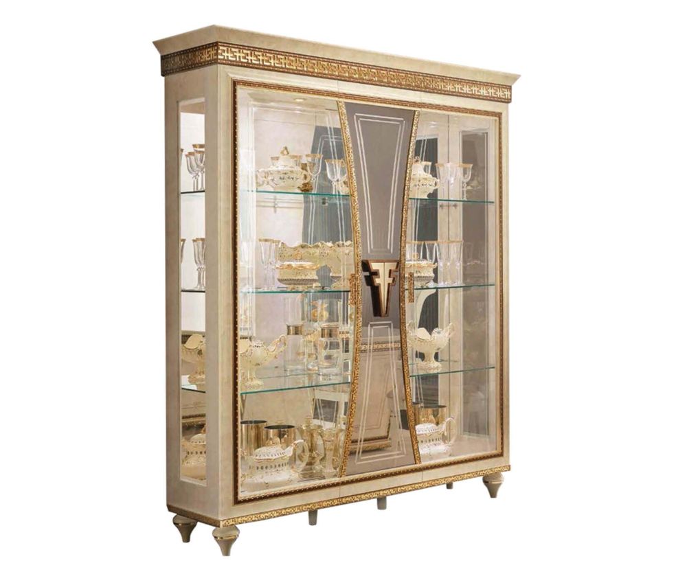 Arredoclassic Fantasia Italian 3 Door Display Cabinet