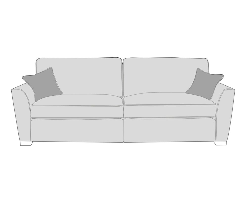 Buoyant Upholstery Fantasia 4 Seater Modular Standard Back Sofa