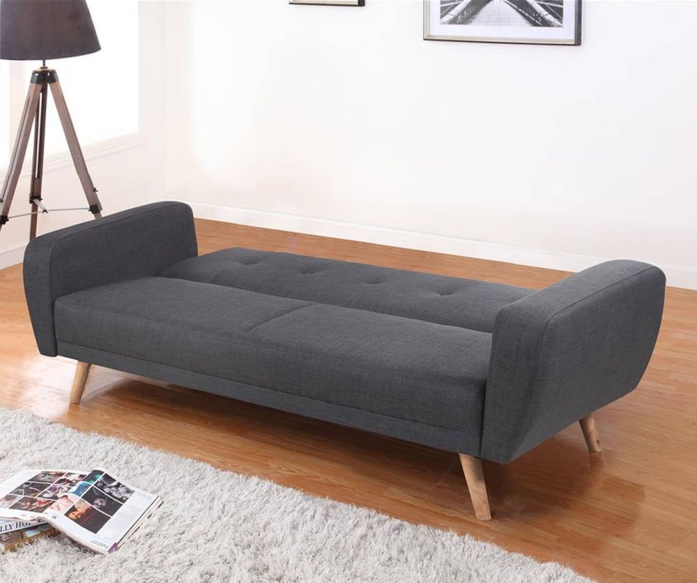 Birlea Furniture Farrow Large Grey Sofa Bed