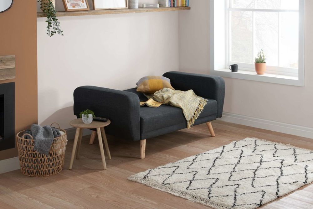 Birlea Furniture Farrow Grey Fabric Sofa Bed