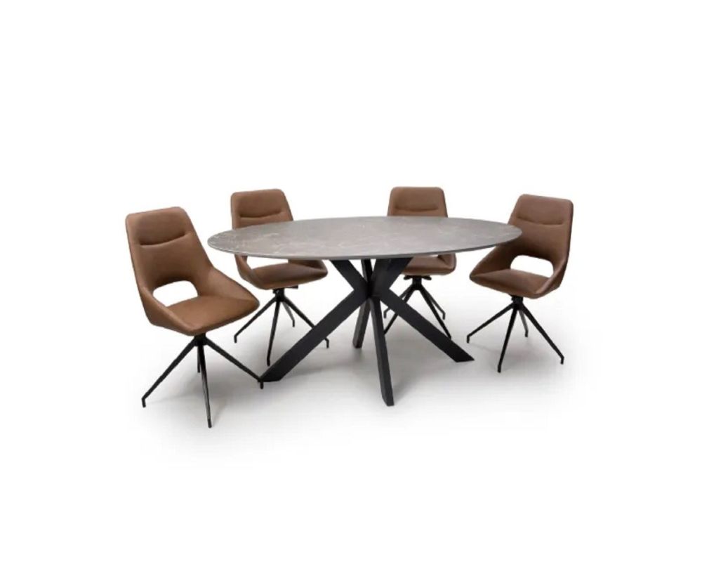 Furniture Link Galaxy Oval Dining Table