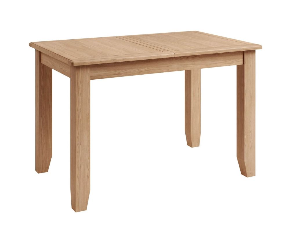 FD Essential Glasgow Oak 120cm Extending Dining Table Only