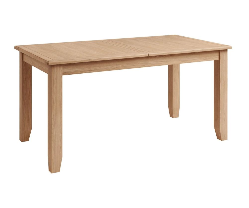 FD Essential Glasgow Oak 160cm Extending Dining Table Only