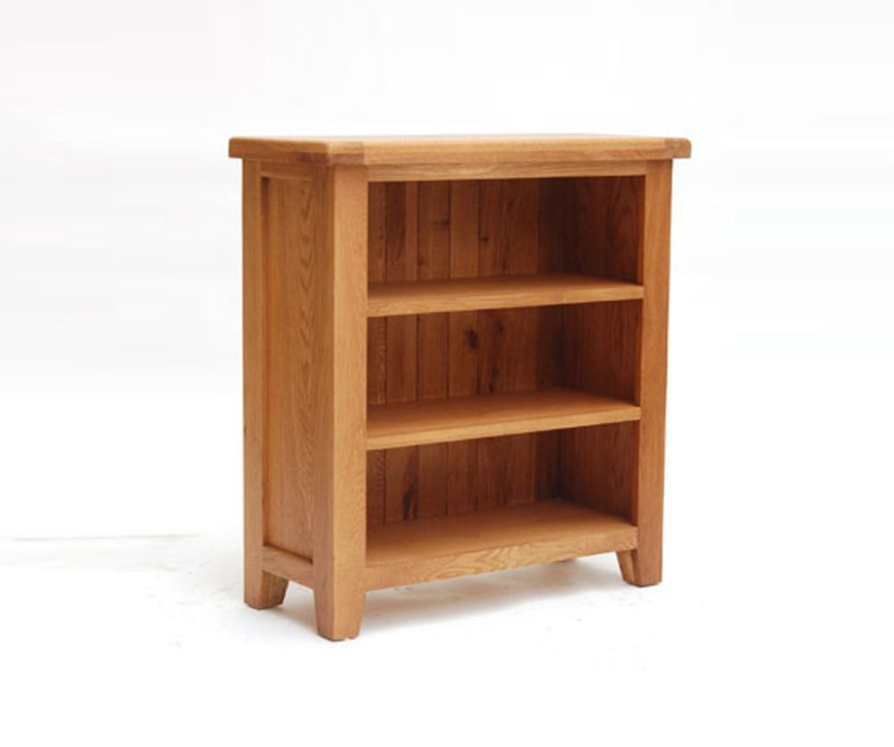 Furniture Link Hampshire Solid Oak Low Bookcase