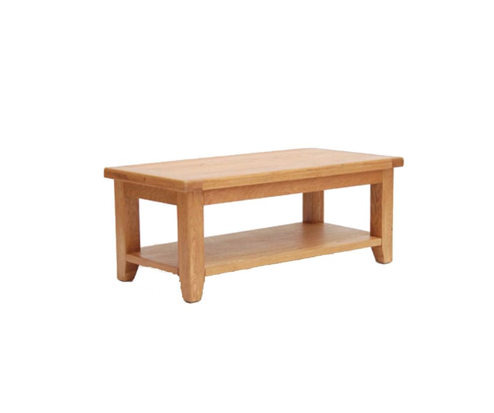 Furniture Link Hampshire Solid Oak Large Coffee Table