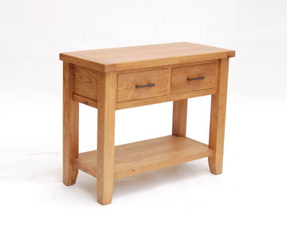 Furniture Link Hampshire Solid Oak Console Table