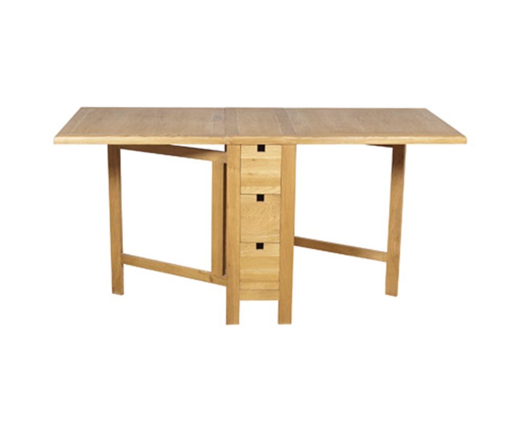 Furniture Link Hampshire Solid Oak Gate Leg Dining Table only