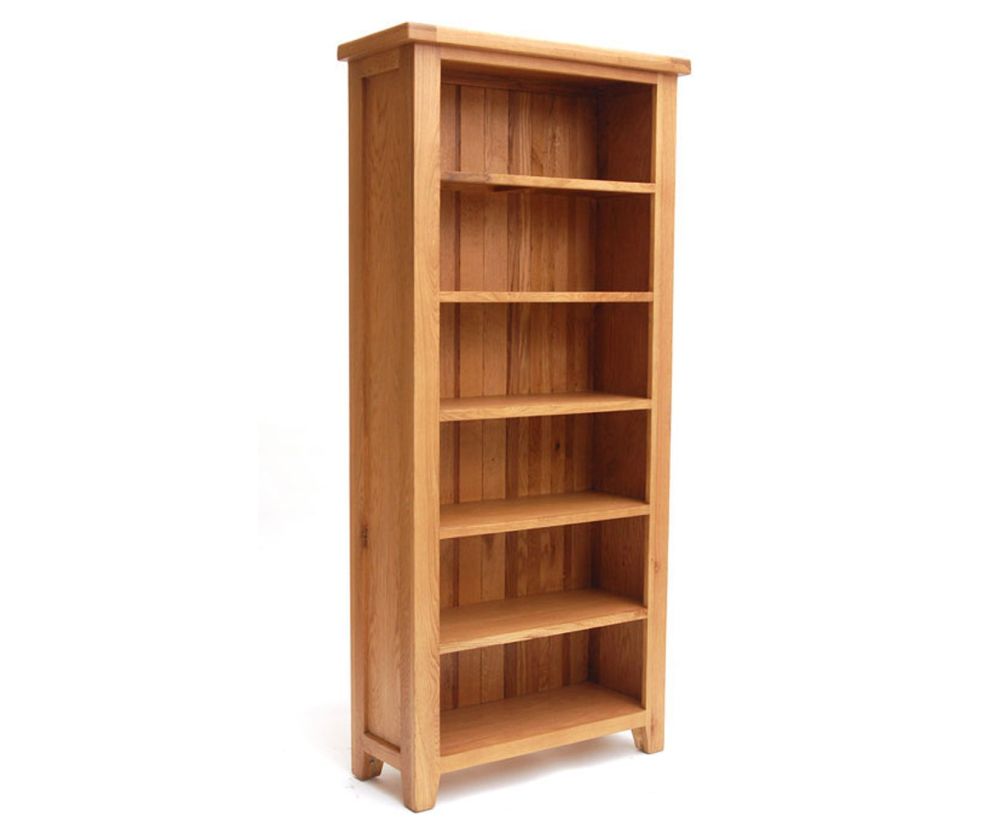Furniture Link Hampshire Solid Oak Large Bookcase