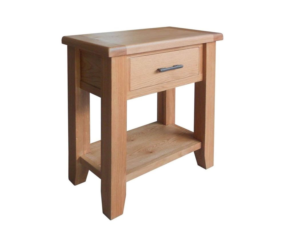 Furniture Link Hampshire Solid Oak Small Console Table