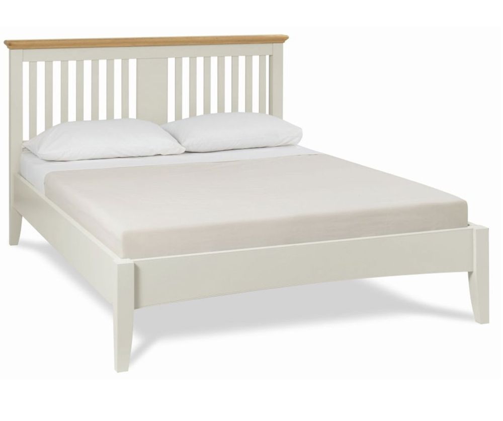 Bentley Designs Hampstead Soft Grey and Oak Bed Frame only