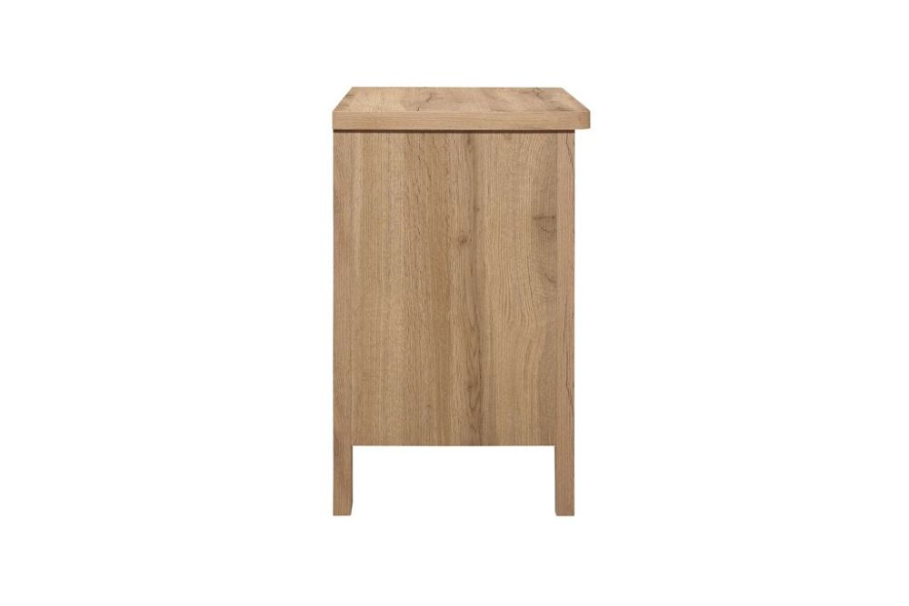 Birlea Furniture Hampstead Oak 3 Drawer Bedside Table