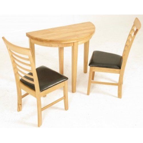 Annaghmore Hanover Half Moon Dining Table with 2 Chairs