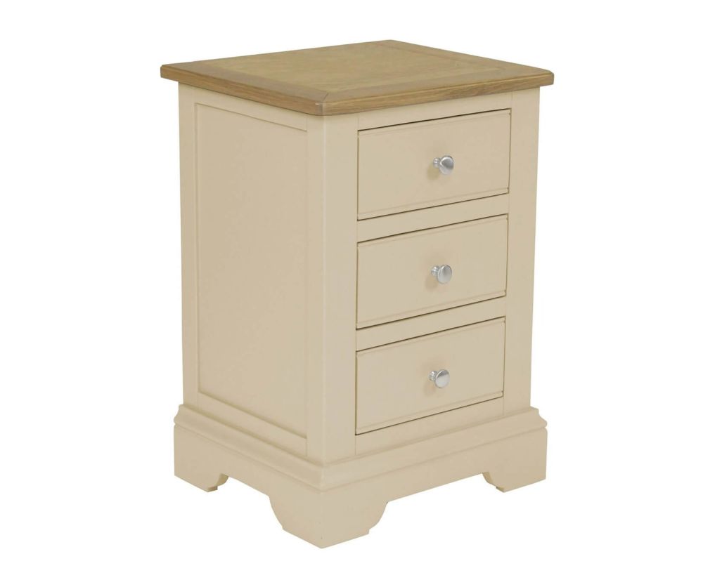 Classic Furniture Harmony Cobblestone 3 Drawer Bedside Table