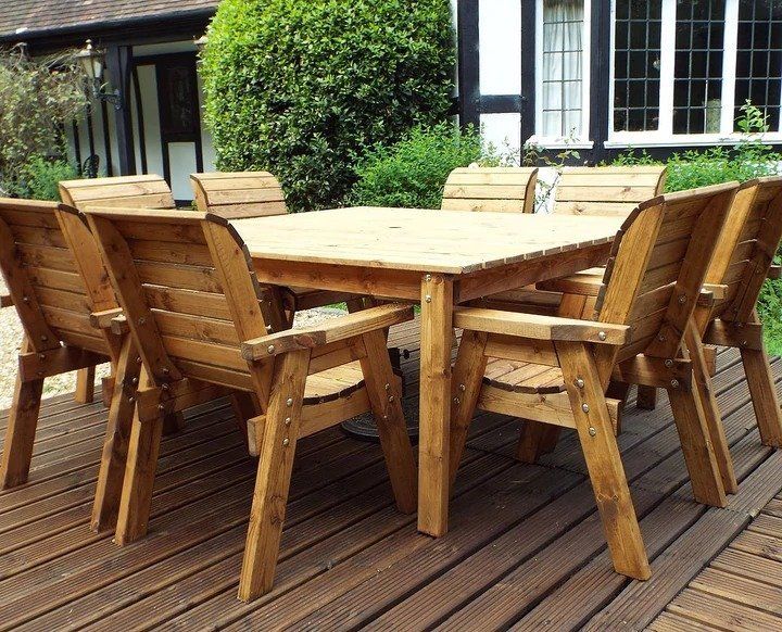 Charles Taylor 8-Seater Square Table Set 
