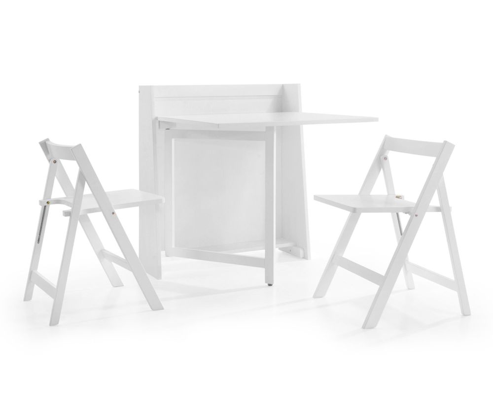 Julian Bowen Helsinki Dining Set with 2 Folding Chairs