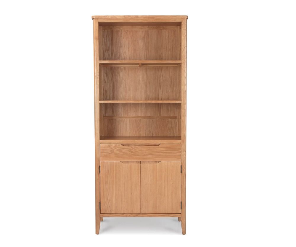 Heritance Ossby Oak Tall Bookcase