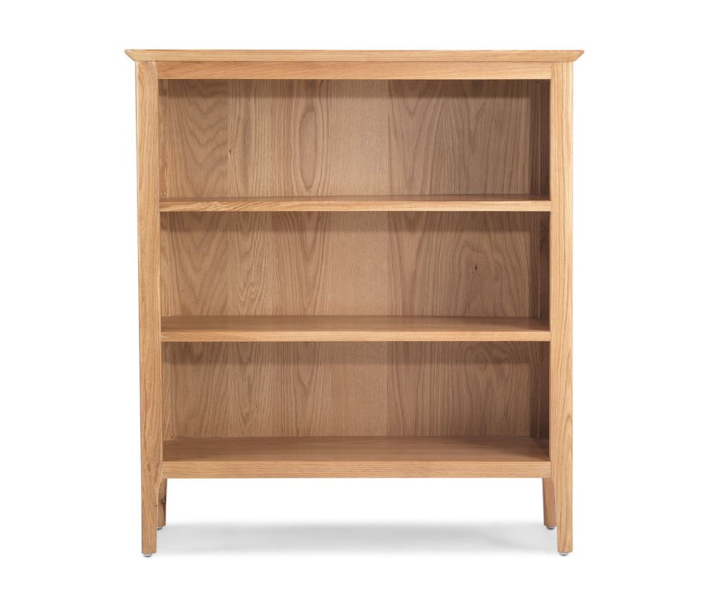 Heritance Wordley Oak Low Bookcase