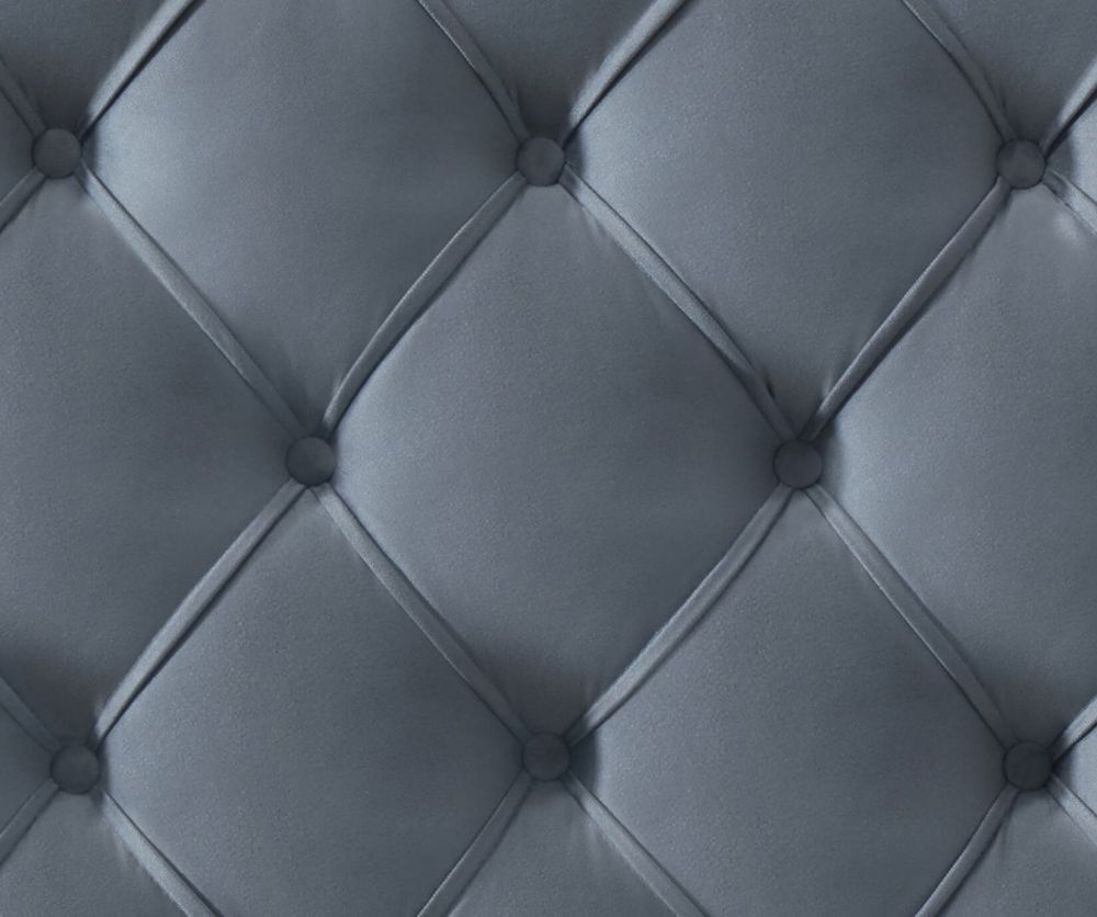 Birlea Furniture Hope Grey Velvet Fabric Bed