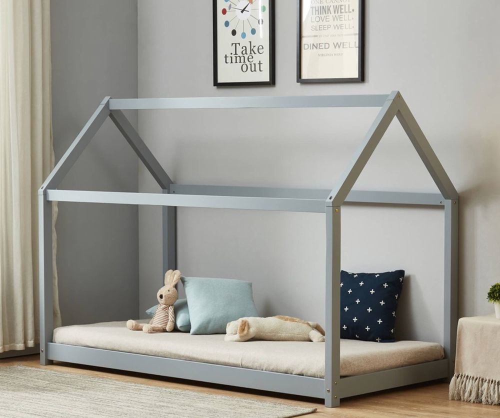 Birlea Furniture House Grey Single Kids Bed