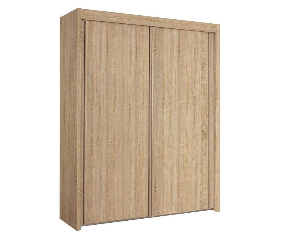 Rauch Imperial Sonoma Oak 2 Door Sliding Wardrobe (W 151cm)