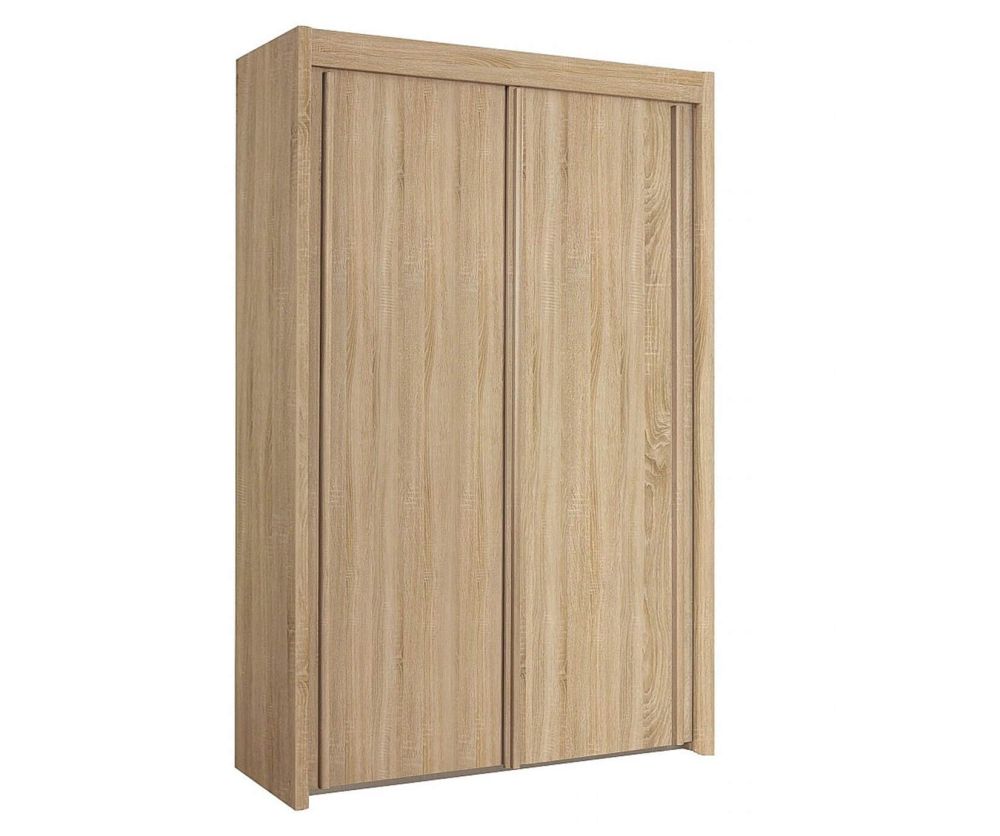 Rauch Imperial Sliding Wardrobe with Wood Decor Front