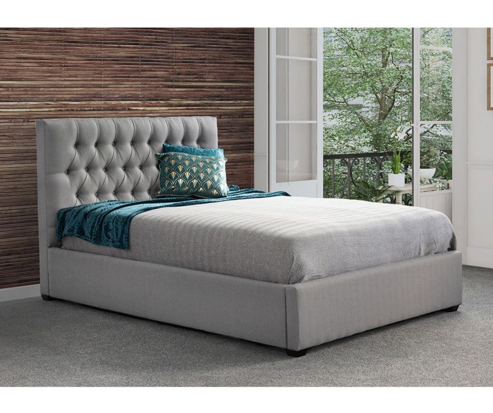 Sweet Dreams Isla Fabric Standard Slatted Bed Base Only