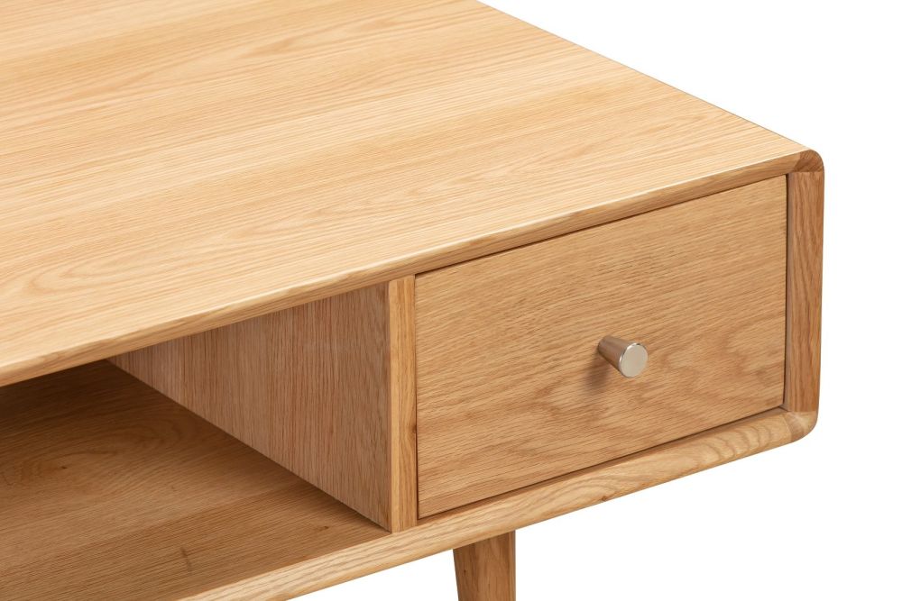 Furniture Link Jenson Light Oak 2 Drawer Coffee Table