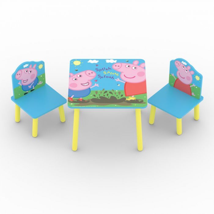 Kidsaw Peppa Pig Table and 2 Chairs