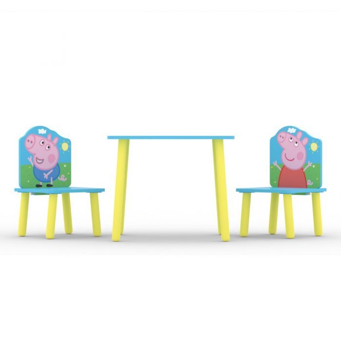 Kidsaw Peppa Pig Table and 2 Chairs