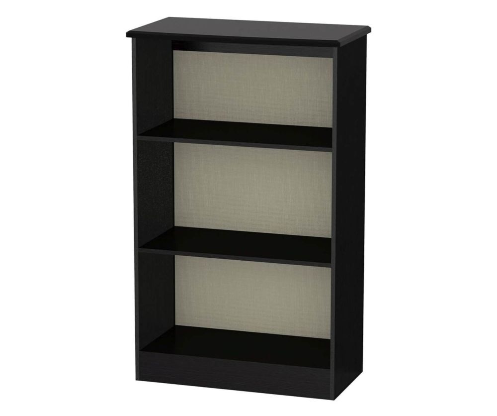 Welcome Furniture Knightsbridge High Gloss Black Bookcase