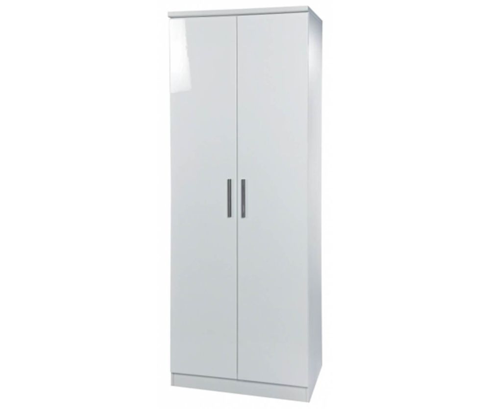 Welcome Furniture Knightsbridge Tall 2ft6in Double Hanging Wardrobe