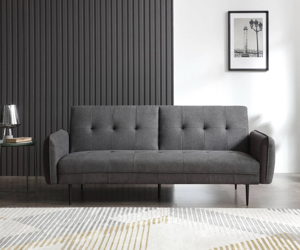Kyoto Erik Grey Fabric Sofa Bed